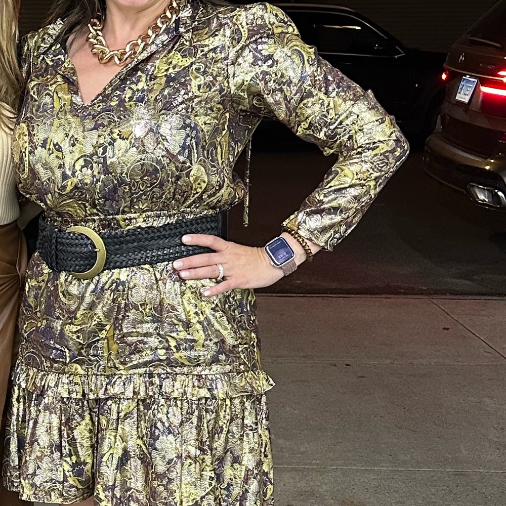 BA&SH
Capi Metallic Mini Dress - Picture 2 of 2